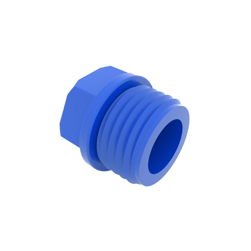 Tapón De Tubo Hembra De 3/4" - Tapa De Latón NPT 0,75