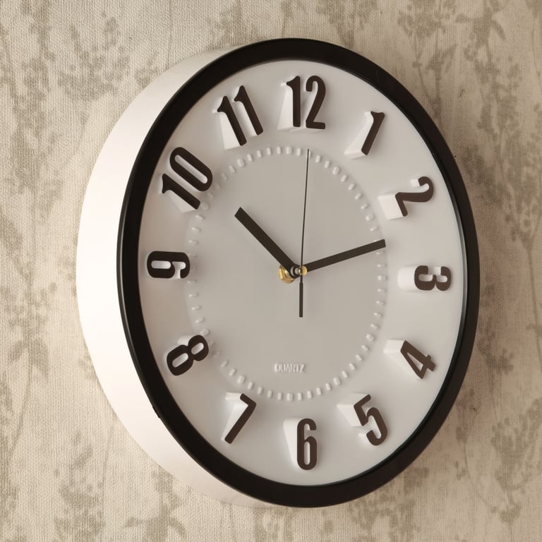 Reloj Numero 3D 28x28 cm Homecenter