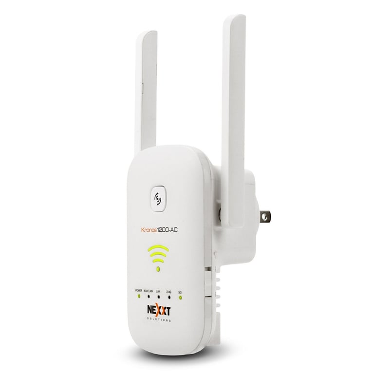 Amplificador de Senal de Doble Banda Kronos 1200 AC Enchufable 1200Mbps 3 en 1 Homecenter