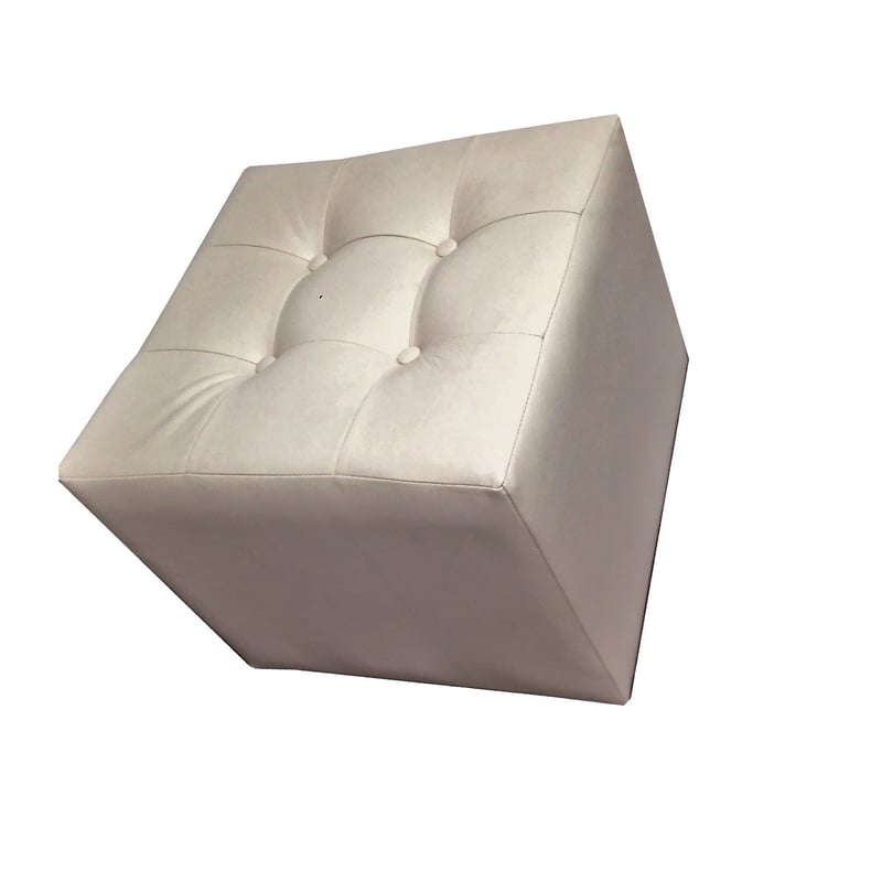 Puff Individual 40x40x40cm Negro BANZAY | falabella.com