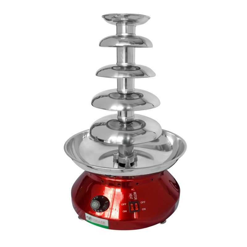 Fuente De Chocolate 4 Niveles - Eléctrica, 1.2L Capacidad, Acero Inoxidable, Para Fiestas Y Eventos