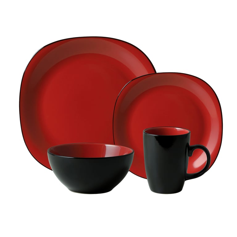Vajilla Bali Carmine 4 Puestos 16 Piezas Homecenter