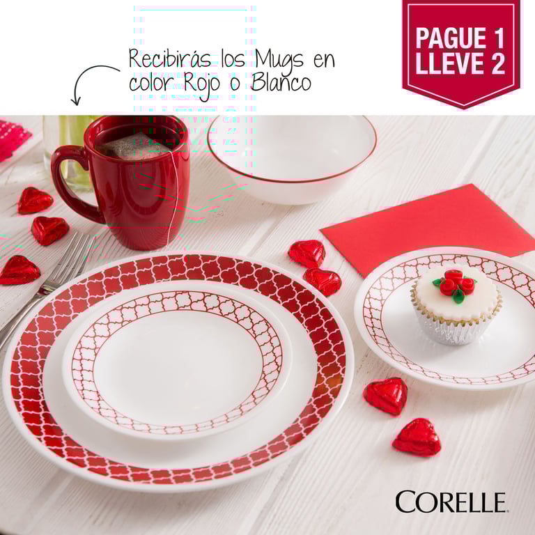 Vajillas corelle homecenter hotsell
