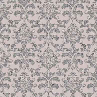 Papel Mural Arabescos Gris Lounge 53 Cm X 10 Mt