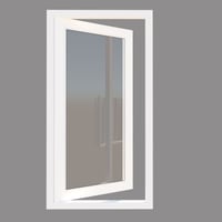 Ventana Batiente 1,2x0,6 m Blanco HGWSPJ60PY