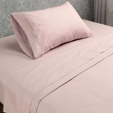 Juego S�bana 144 Hilos Sencillo Rosa Humo Casa Bonita 371889