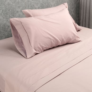 Juego S�bana 144 Hilos Semidoble Rosa Humo Casa Bonita 371890