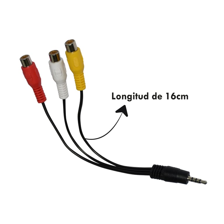 Cable Adaptador De 3 5mm Macho A 3 RCA Hembra Homecenter