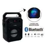 Amplificador Recargable 12Wrms Luces LED Bluetooth