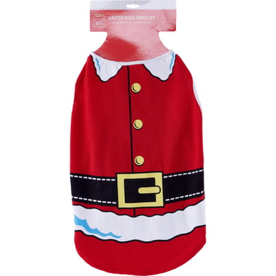 Vestido Mascota 30 A 50cm Santa