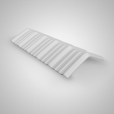 Caballete Blanco 0.40X1.13M 2Mm Klar Upvc