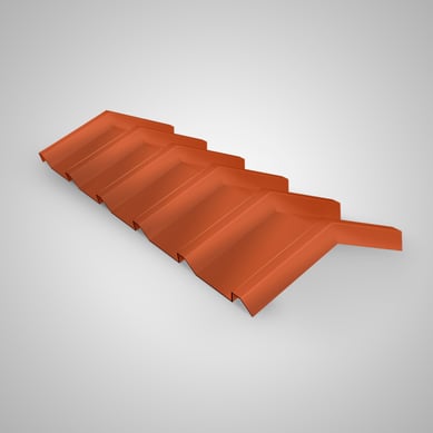 Caballete Rojo 0.40X0.94M 2Mm Klar Upvc