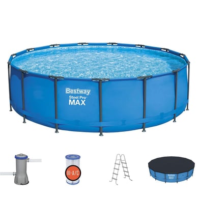 Piscina Estructural Redonda 457 x 122 cm Bomba/Filtro/Accesorios