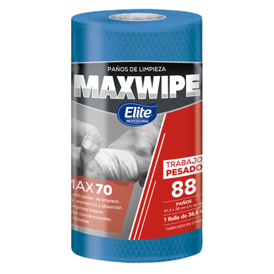 Pa�o Maxwipe Rollo Max70 X88 Pa�os Azul Uso Mecanico