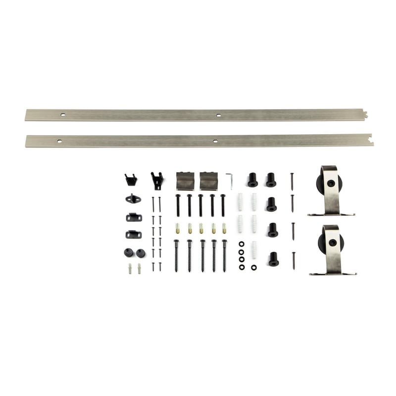 Kit De Herrajes Para Puertas Corredizas De Granero Plegables De 5