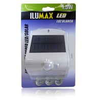 Aplique para Pared Led Solar con Sensor 1.5W luz Blanca/Luz Amarilla