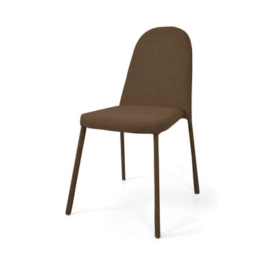 Silla para Comedor Dublin en Tela 64x51x85 Chocolate