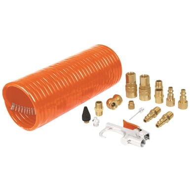 Kit de 15 Accesorios Neum�ticos para Limpiar e Inflar