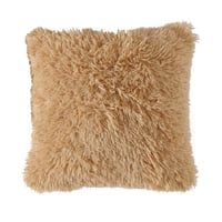 Banzay Cojín Decorativo Peludo Crema