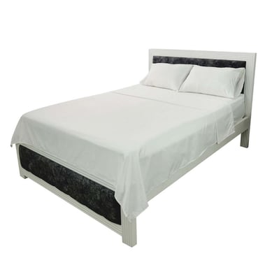 Juego de S�banas Cama Semidoble Microfibra Blanco