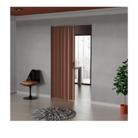 Puerta Plegable Madera MDP 171-215x240 cm Ap. Izquierda-Espresso