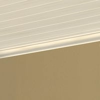 Cielo raso Pefil en U de PVC 2.90mt Color Blanco