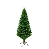 Árbol de Navidad Fibra Óptica 210 cm 95 Verde Cálida E7