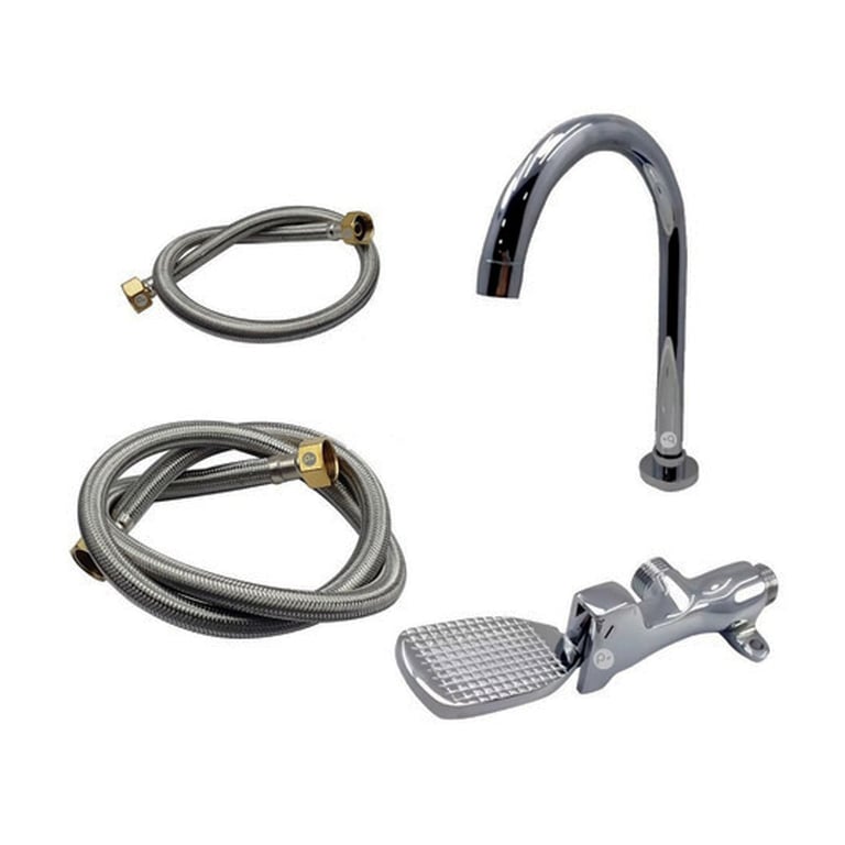 Kit Valvula de Pedal Griferia Industrial Manos Libres Homecenter