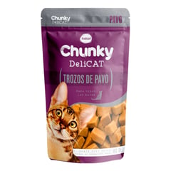 CHUNKY - Alimento Húmedo Para Gato Delicat Pouche Trozos De Pavo Chunky 80 g