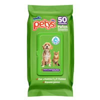 Paños Húmedos Para Mascotas Petys Original x50und