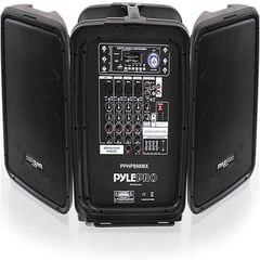 PYLE - Kit Amplificador + Parlantes 600W Negro