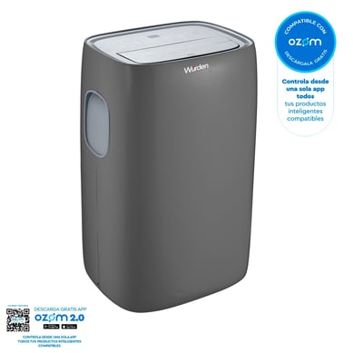 Aire Acondicionado Port�til Wifi 14000 BTU Gris Oscuro