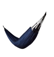 Hamaca Algodón Azul 135x225 cm