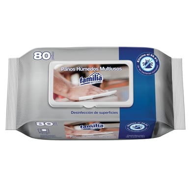 Pa�os H�medos Desinfectantes Superficies Paquete x80 Unidades