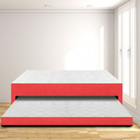 Cama Nido Doble 140X190 Microfibra Rojo