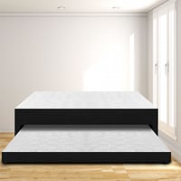 Cama Nido Sencilla 100X190 Microfibra Negro