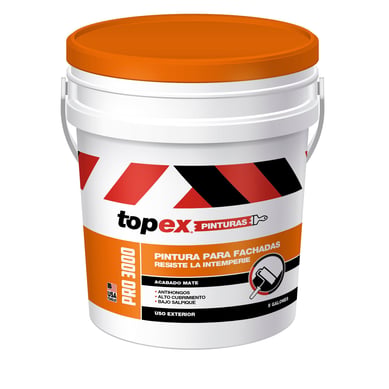 Pintura para Exterior Blanco 5 Galones