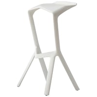 Silla Bar Pizza Alta Blanco 82x45x36 Blanco