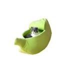 Cama Para Mascota Banana 40x15x10cm Solepet Verde
