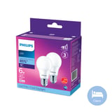 Set De 2 Bombillos Led 450 Lúmenes 6w Luz Blanca