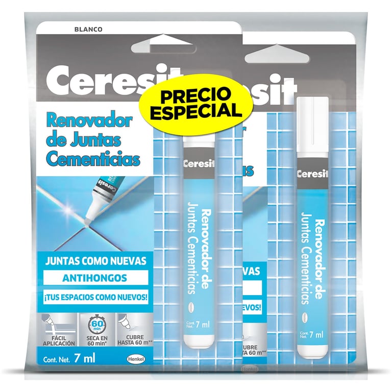 Kit Reparación Juntas Azulejos – Lechada Gris De Secado Rápido, 360g, Para Baño Y Cocina