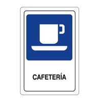Señales de Información Cafetería 32.5x22.5 Cm