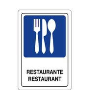 Señales de Información Restaurante 32.5x22.5cm