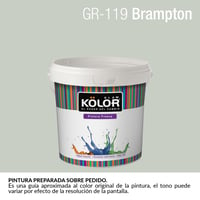 Pintura para Interior Gris Brampto Mate Deluxe 1/2 Galón