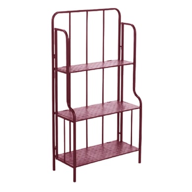 Estante Hierro Ancho Ger 150x25x100 Rojo