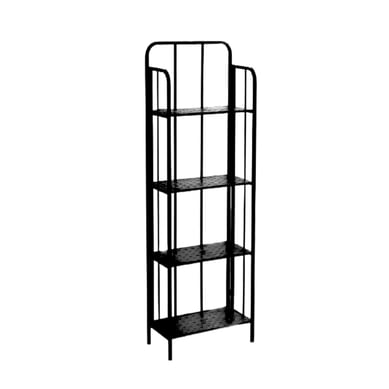 Estante Hierro Delgado Ger 150x25x50 Negro