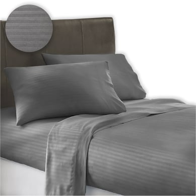 Juego de S�banas Microtex Myhs Gris Queen