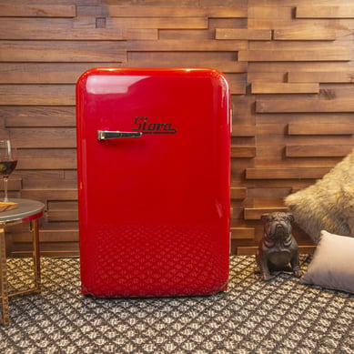 Nevera Minibar Retro 101 Lts Rojo STBC130RD
