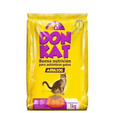 Alimento Seco Para Gatos Adulto Donkat 1 kg