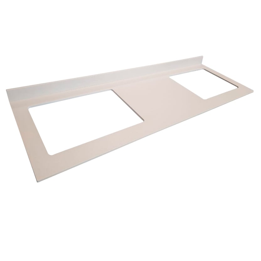 Mesón Quartzstone Cristal Izquierdo 180 cm Beige Just Home Collection ...